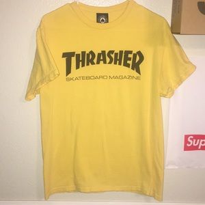 Thrasher Yellow Tee